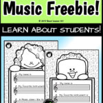 Back To School Music Freebie For Music Worksheet All About Me