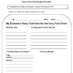 Back To School Worksheets | Read All About Me Back To School Regarding All About Me Newspaper Worksheet