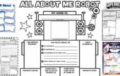 Best "All About Me Poster" Sets For The Classroom - Teachersparadise with regard to All About Me Robot Worksheet