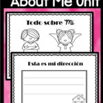 Bilingual All About Me Worksheets In English & Spanish Digital Regarding All About Me Worksheet English And Spanish