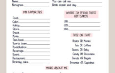 Coworker Questions Printable, All About Me Employee Questionnaire with regard to All About Me Worksheet For Employees