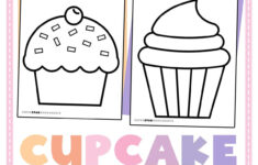 Cupcake Template (Free Printables) - Superstar Worksheets in All About Me Cupcake Printable For Teens