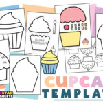 Cupcake Template (Free Printables)   Superstar Worksheets With Regard To All About Me Cupcake Printable For Teens