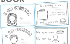 Free All About Me Booklet For Preschool And Kindergarten - In My World inside All About Me Book Worksheet