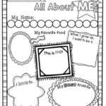 Free All About Me Posters For The First Day Of School | Back To With All About Me Worksheet Early Years