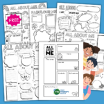 Free All About Me Worksheets   Your Therapy Source Inside All About Me Speech Therapy Worksheet