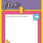Free And Printable All About Me Worksheet Templates | Canva For All About Me Worksheet Free Download