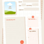 Free And Printable All About Me Worksheet Templates | Canva Inside All About Me Collage Worksheet
