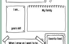 Free And Printable All About Me Worksheet Templates | Canva pertaining to All About Me Worksheet Year 1