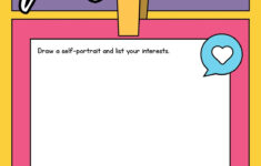 Free And Printable All About Me Worksheet Templates | Canva regarding Canva All About Me Worksheet