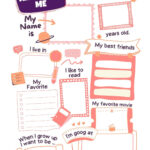 Free And Printable All About Me Worksheet Templates | Canva With Regard To All About Me Worksheet Aesthetic