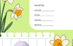 Free Creative All About Me Flower Poster Template To Edit Online in Free All About Me Flower Printable