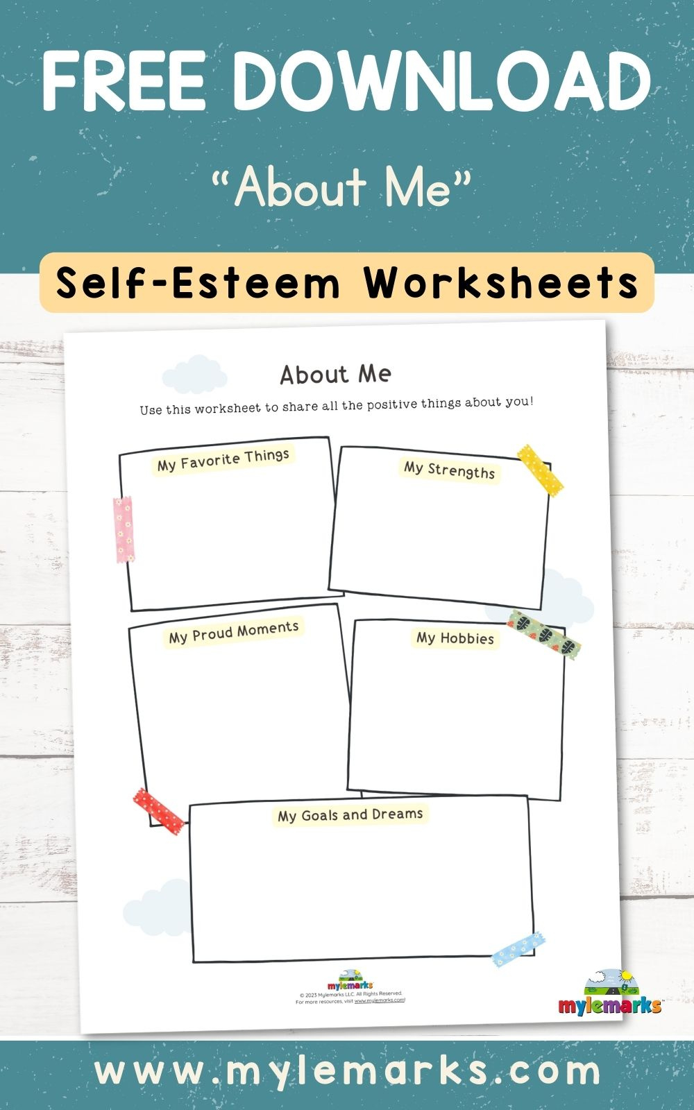 Free Downloads within About Me Worksheet For Teens Therapy