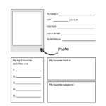 Free Printable All About Me Templates [Word, Pdf] Worksheet Inside All About Me Worksheet Adult