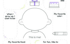Fun Printable All About Me Worksheets (Free) in All About Me Worksheet 3 Year Old