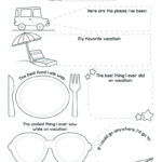 Fun Printable All About Me Worksheets (Free) Intended For All About Me Summer Worksheet