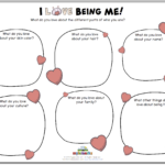I Love Being Me! [F] (Gs) Inside All About Me Worksheet Mylemarks
