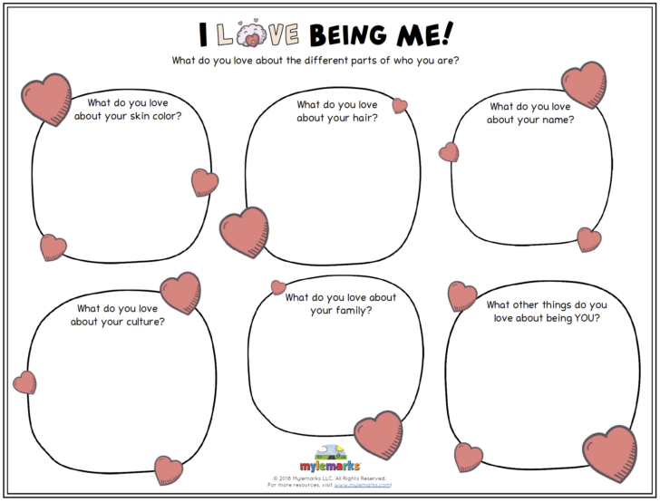 All About Me Worksheet Mylemarks
