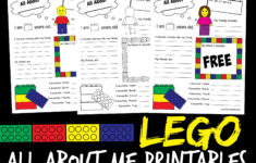 Lego All About Me Worksheets - 123 Homeschool 4 Me regarding Lego All About Me Worksheet