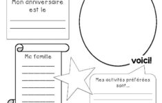 Me Voici - French All About Me Postermonsieur Jeff'S Class | Tpt with regard to All About Me Worksheet in French