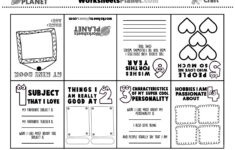 Mini Book - All About Me Activity (Perfect For Lower Primary with All About Me Worksheet Booklet