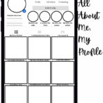 My Profile "All About Me" Back To School Instagram Worksheet | Tpt Throughout All About Me Instagram Worksheet