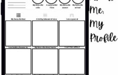 My Profile "All About Me" Back To School Instagram Worksheet | Tpt throughout All About Me Instagram Worksheet