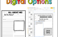 Newspaper Templates: Printable Or Google Slides Writing Activity pertaining to All About Me Newspaper Worksheet