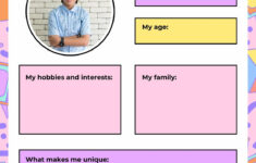Page 3 - Free And Printable All About Me Worksheet Templates | Canva with regard to All About Me Worksheet Meme