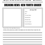 Page 4   Free And Printable All About Me Worksheet Templates | Canva For All About Me Newspaper Worksheet