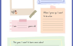Page 4 - Free And Printable All About Me Worksheet Templates | Canva regarding All About Me Worksheet Online