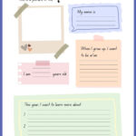 Page 4   Free And Printable All About Me Worksheet Templates | Canva With Regard To All About Me Worksheet Aesthetic