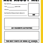 Page 4   Free And Printable All About Me Worksheet Templates | Canva With Regard To All About Me Worksheet Colourful