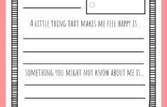 Questions That Connect- 5 Free Printable Get To Know You Pages pertaining to Get To Know Me Sheet For Teens