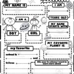 Science Activity All About Me Science Throughout All About Me Worksheet Science