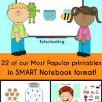 Smartboard Preschool Interactive Learning Games | Totschooling With All About Me Pack Totschooling