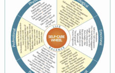 The Self-Care Wheel: Wellness Worksheets, Activities &amp; Pdf in World Vision All About Me Worksheet