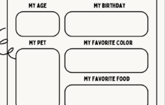 Top Printable English Worksheets For Ukg Class: Fun And Learning pertaining to All About Me Worksheet Ukg